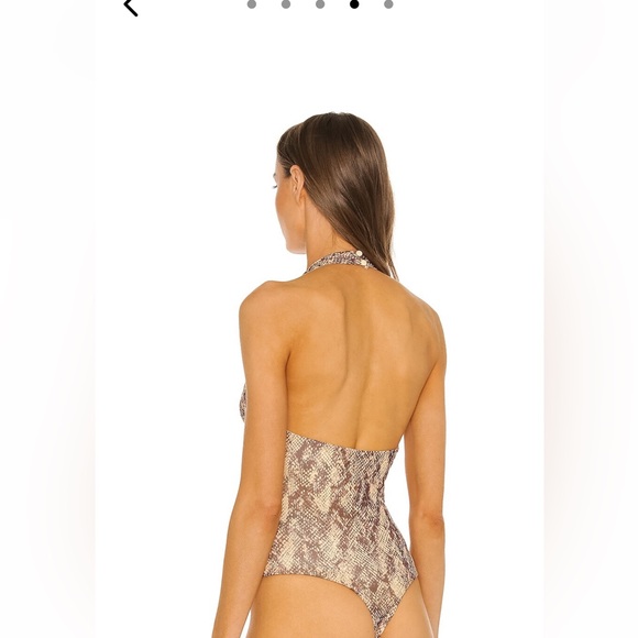 Michael Costello x Revolve Saoirse Snake Bodysuit - Picture 5 of 5